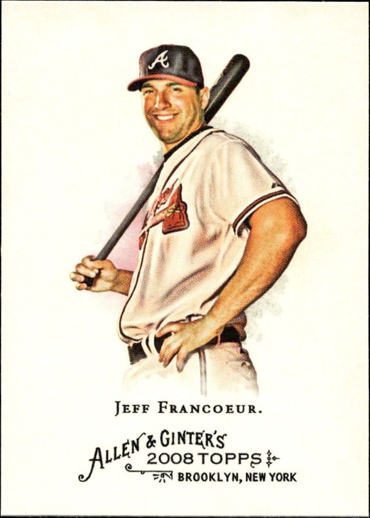 2008 Topps Allen & Ginter Jeff Francoeur #206 trading card