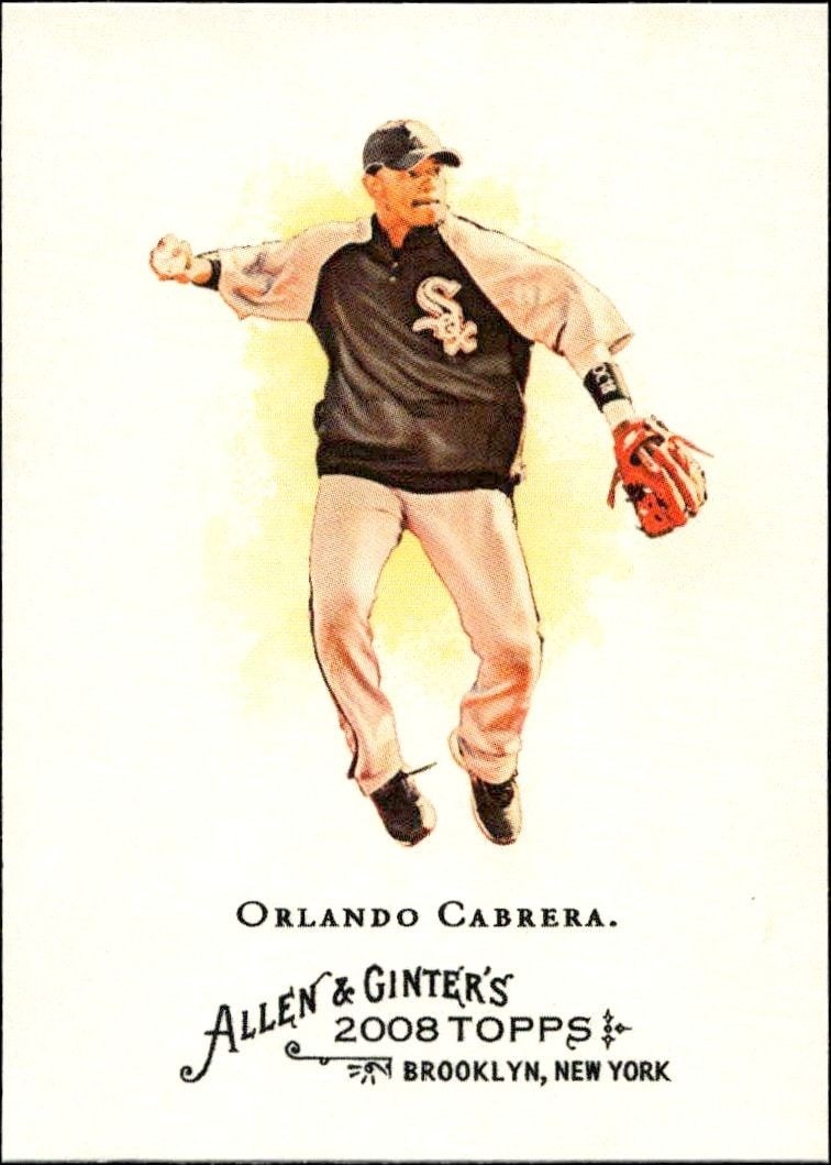 2008 Topps Allen & Ginter Orlando Cabrera #151 trading card