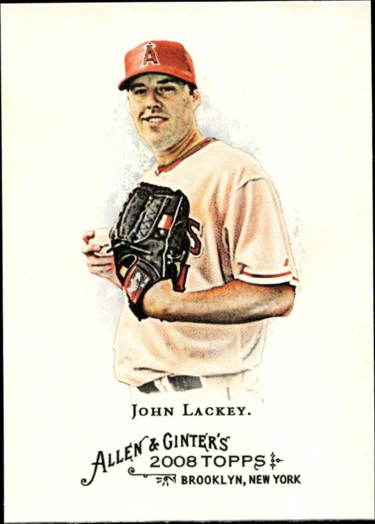 2008 Topps Allen & Ginter John Lackey #125 trading card