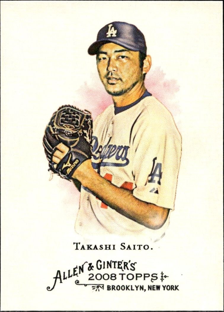 2008 Topps Allen & Ginter Takashi Saito #54 trading card