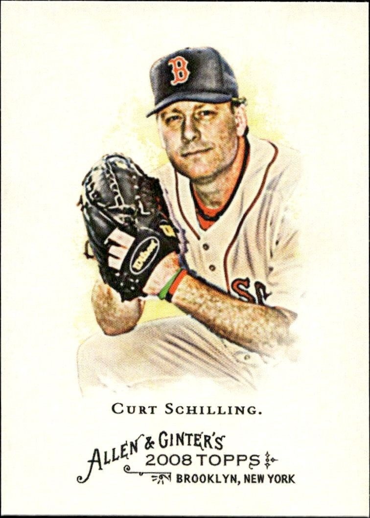 2008 Topps Allen & Ginter Curt Schilling #113 trading card
