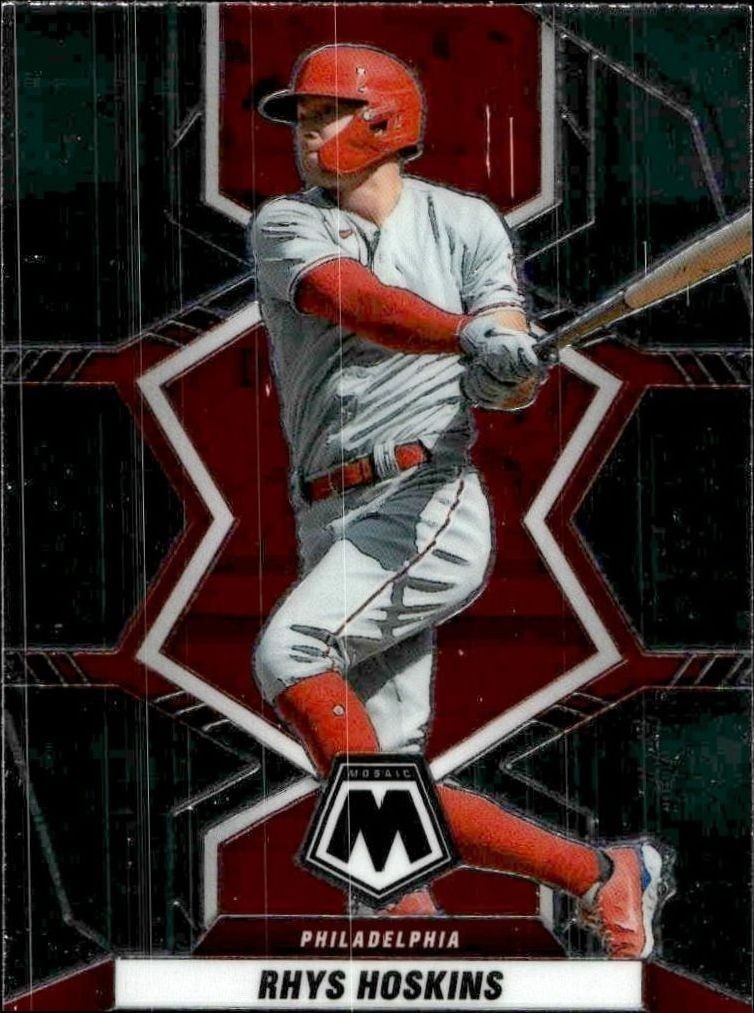 2022 Panini Mosaic Rhys Hoskins #60 trading card