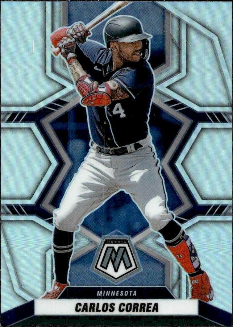 2022 Panini Mosaic Carlos Correa #123 trading card