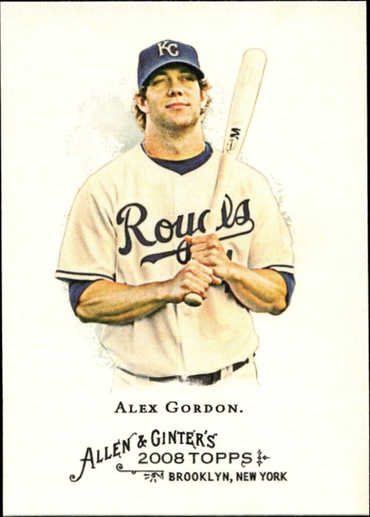 2008 Topps Allen & Ginter Alex Gordon #236 trading card