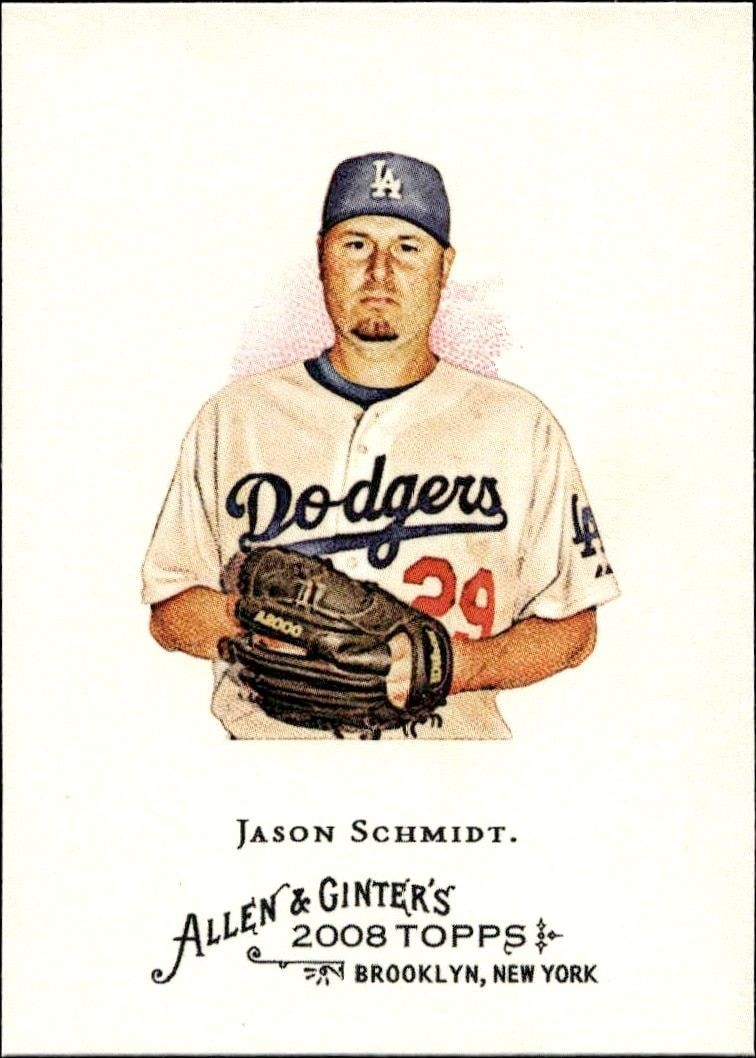 2008 Topps Allen & Ginter Jason Schmidt #337 trading card