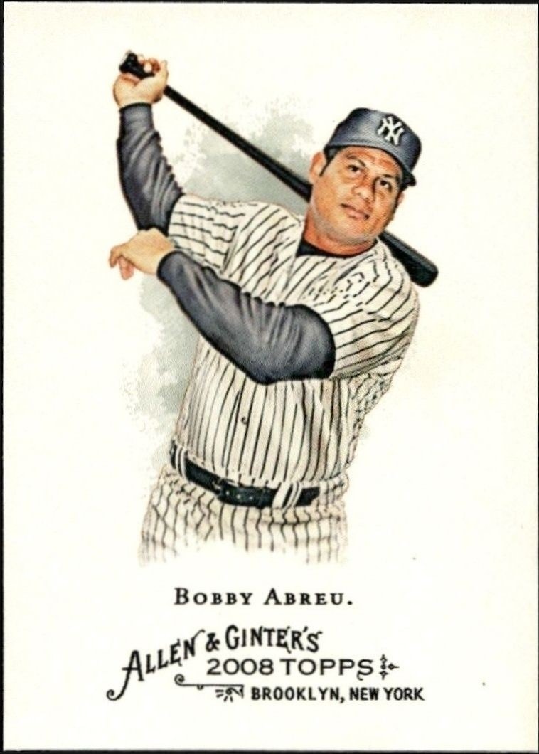 2008 Topps Allen & Ginter Bobby Abreu #145 trading card
