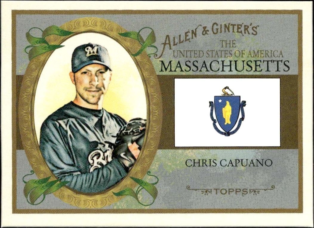 2008 Topps Allen & Ginter Chris Capuano #US21 trading card