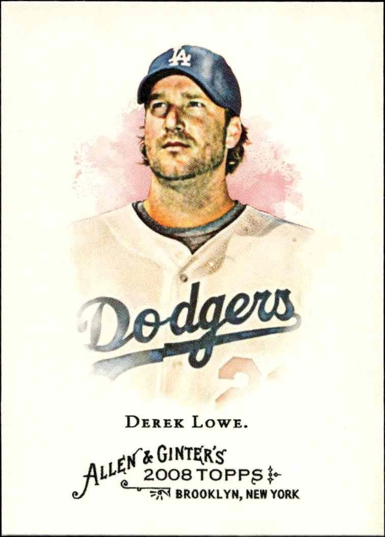 2008 Topps Allen & Ginter Derek Lowe #228 trading card