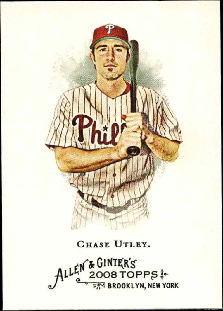 2008 Topps Allen & Ginter Chase Utley #110 trading card