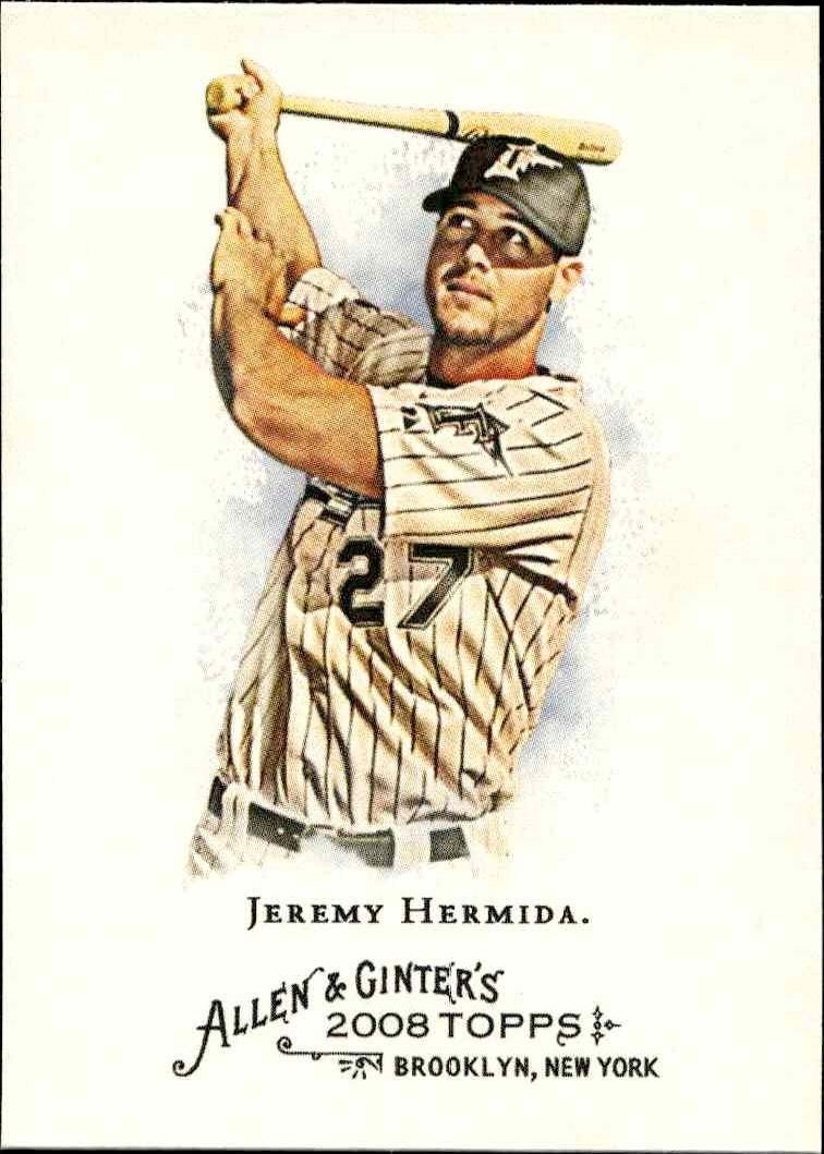 2008 Topps Allen & Ginter Jeremy Hermida #163 trading card