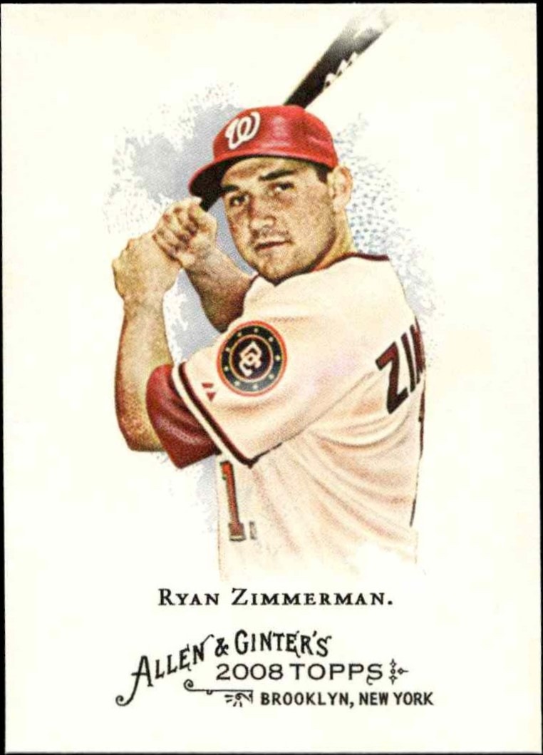 2008 Topps Allen & Ginter Ryan Zimmerman #31 trading card