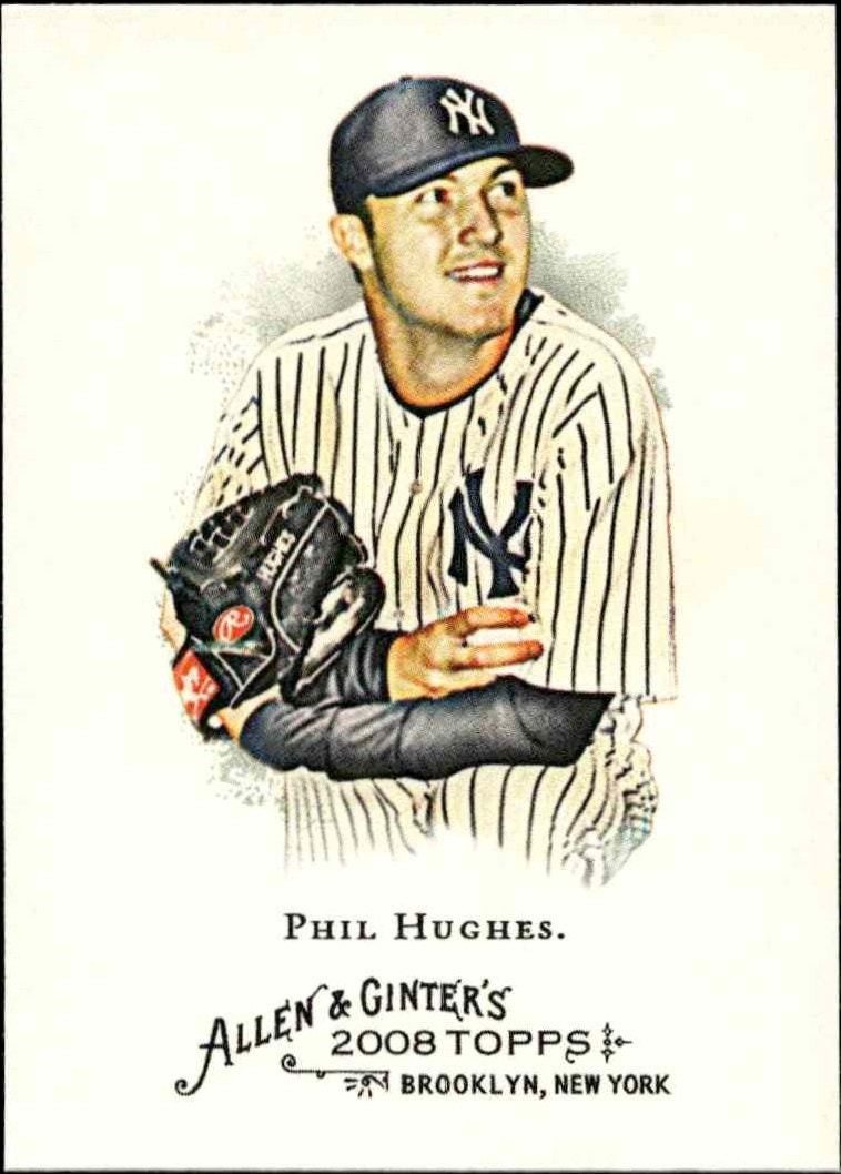2008 Topps Allen & Ginter Phil Hughes #335 trading card
