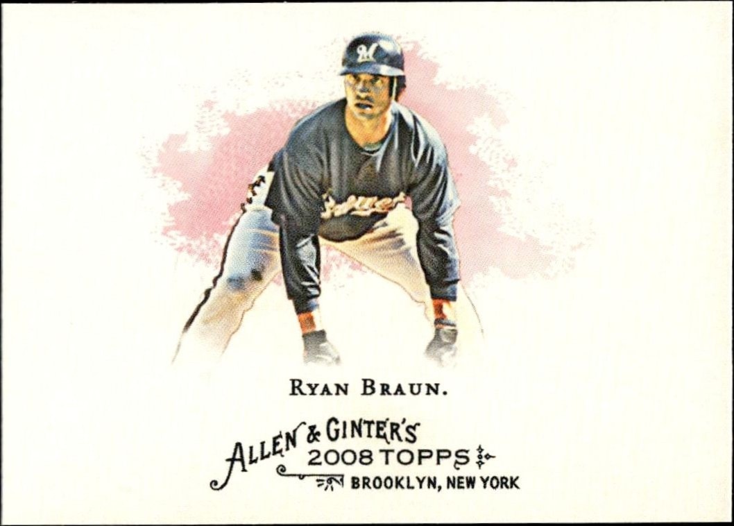 2008 Topps Allen & Ginter Ryan Braun #180 trading card