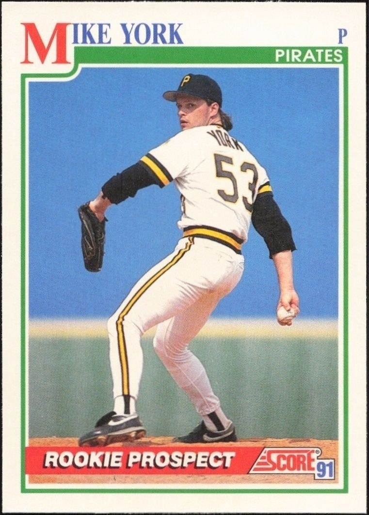 1991 Score Mike York #738 trading card