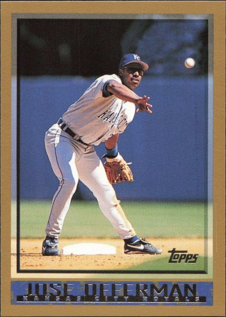 1998 Topps Series 1 Jose Offerman #222 trading card