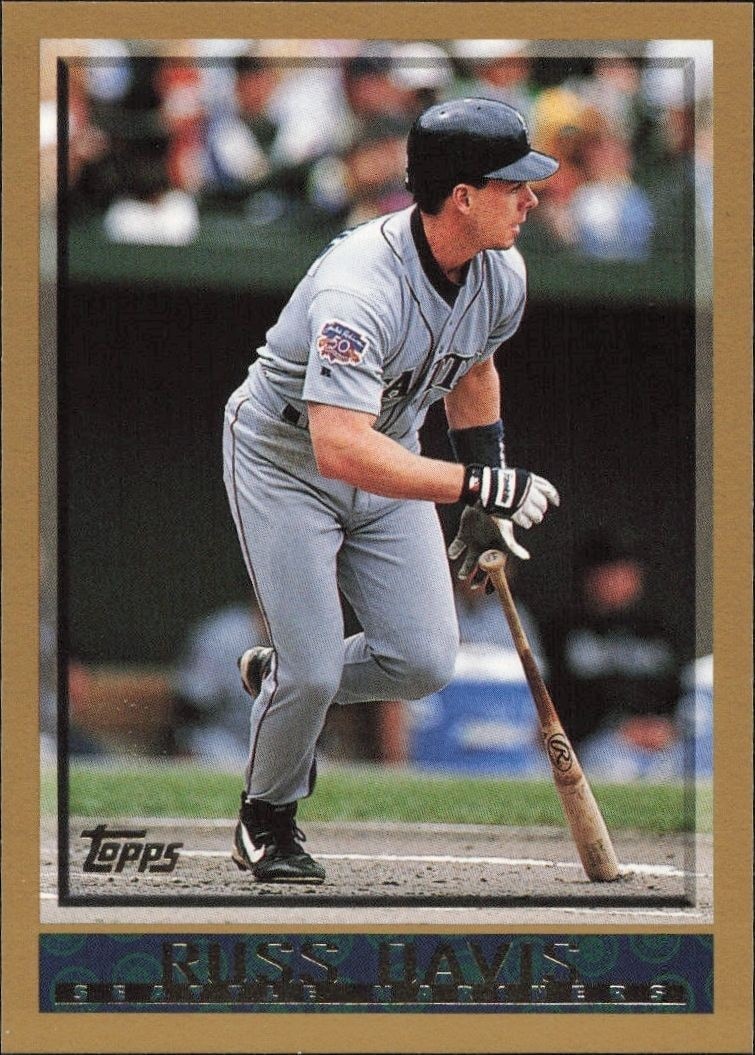 1998 Topps Series 1 Russ Davis #202 trading card