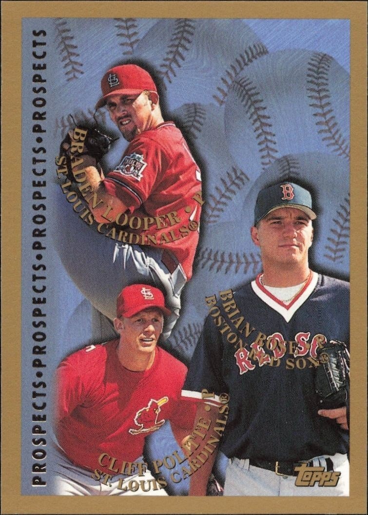 1998 Topps Braden Looper #485 trading card