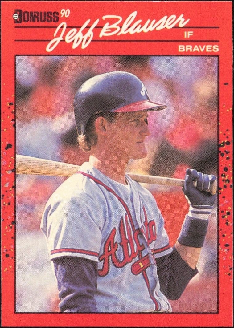 1990 Donruss Jeff Blauser #271 trading card