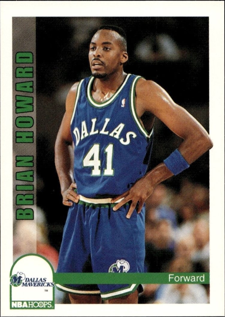 1992-93 Skybox NBA Hoops Series 2 Brian Howard #371 trading card