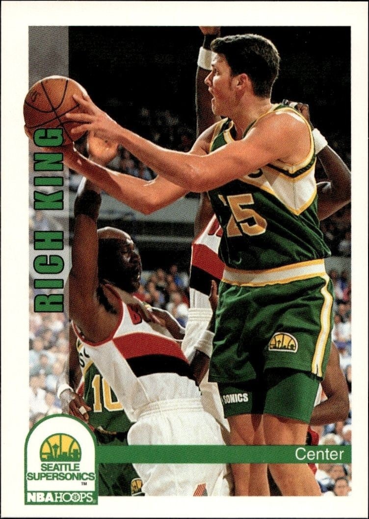 1992-93 Skybox NBA Hoops Series 2 Rich King #470 trading card