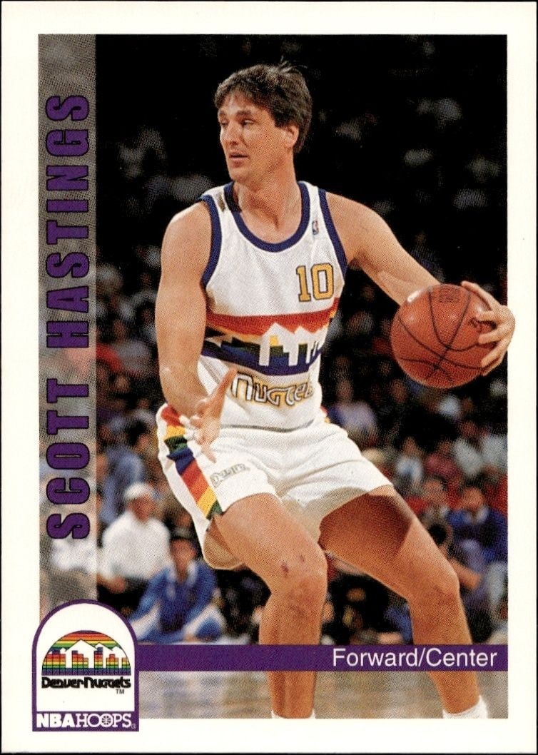 1992-93 Skybox NBA Hoops Series 2 Scott Hastings #376 trading card
