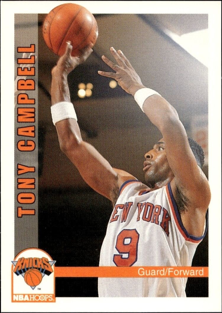 1992-93 Skybox NBA Hoops Series 2 Tony Campbell #434 trading card