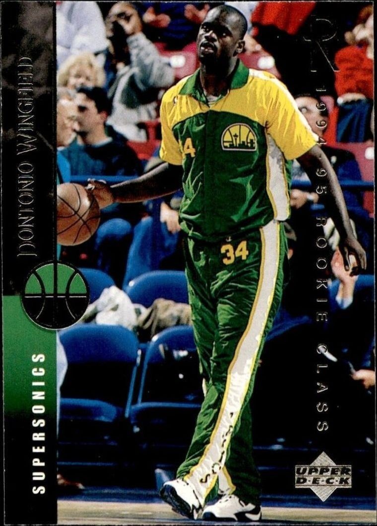 1994-95 Upper-Deck Dontonio Wingfield #298 trading card