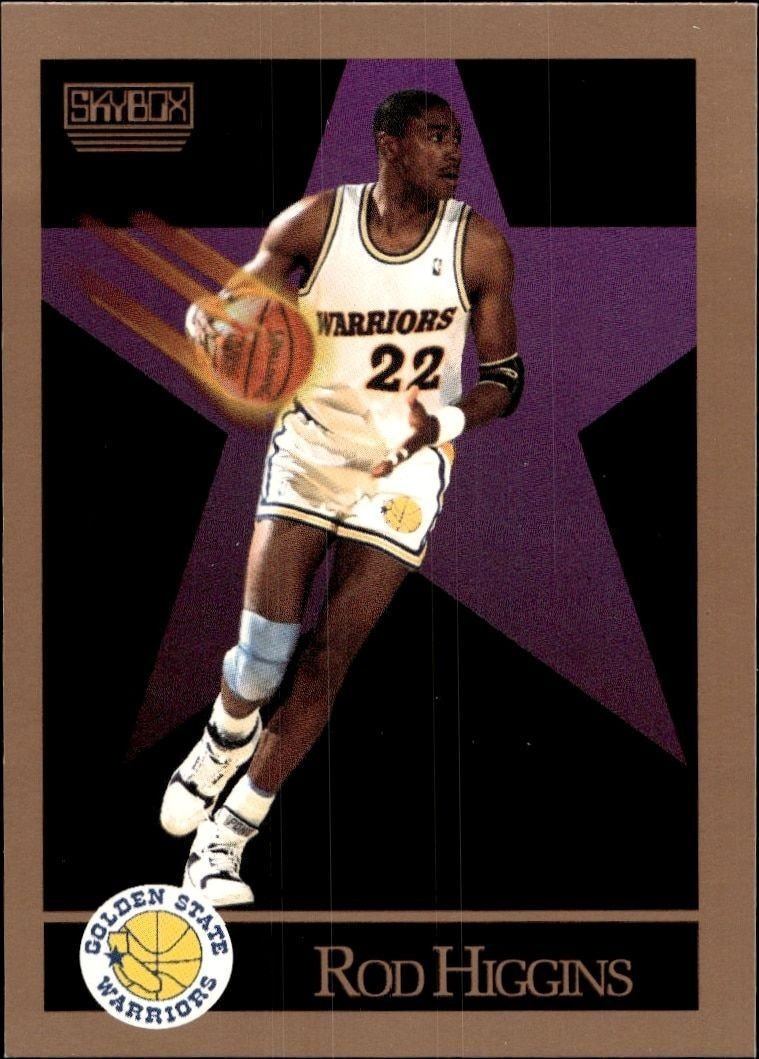 1990-91 Skybox Rod Higgins #96 trading card