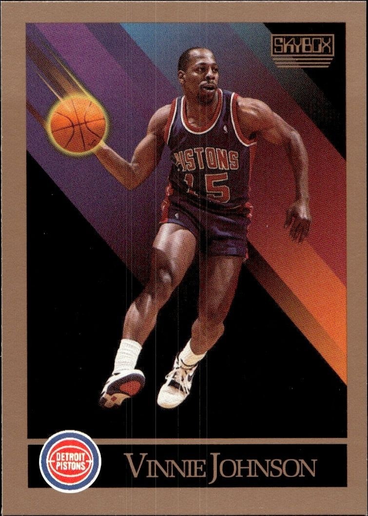 1990-91 Skybox Vinnie Johnson #89 trading card