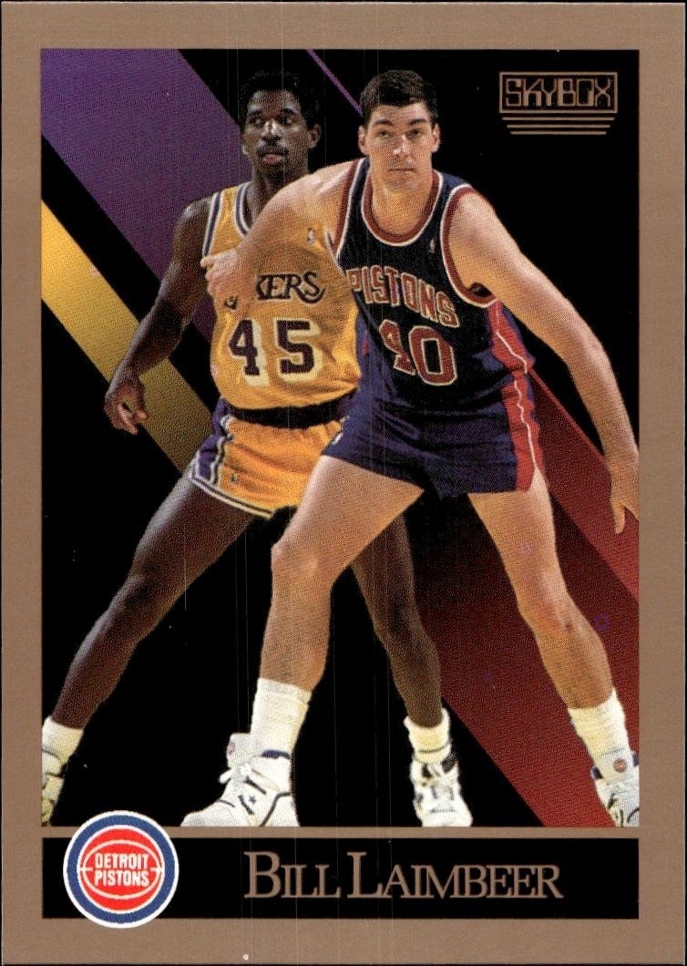 1990-91 Skybox Bill Laimbeer #90 trading card