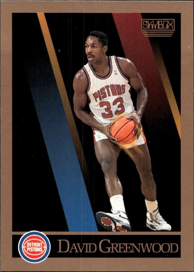 1990-91 Skybox David Greenwood #86 trading card