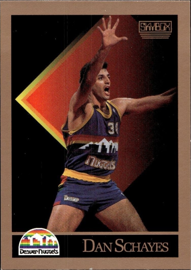 1990-91 Skybox Dan Schayes #81 trading card