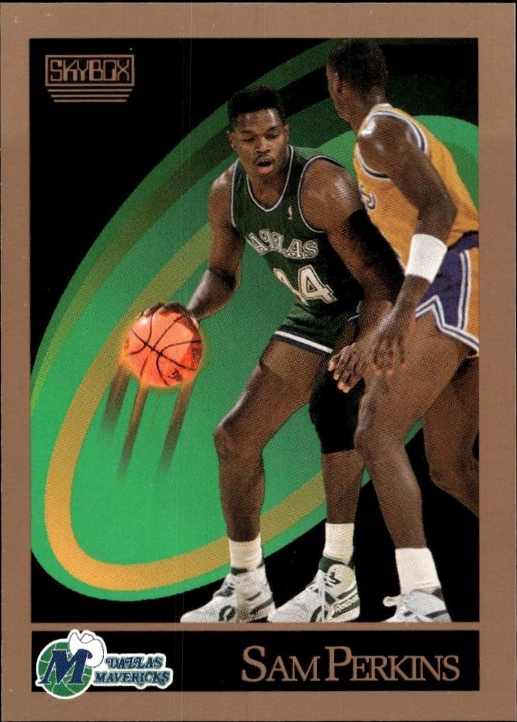 1990-91 Skybox Sam Perkins #66 trading card