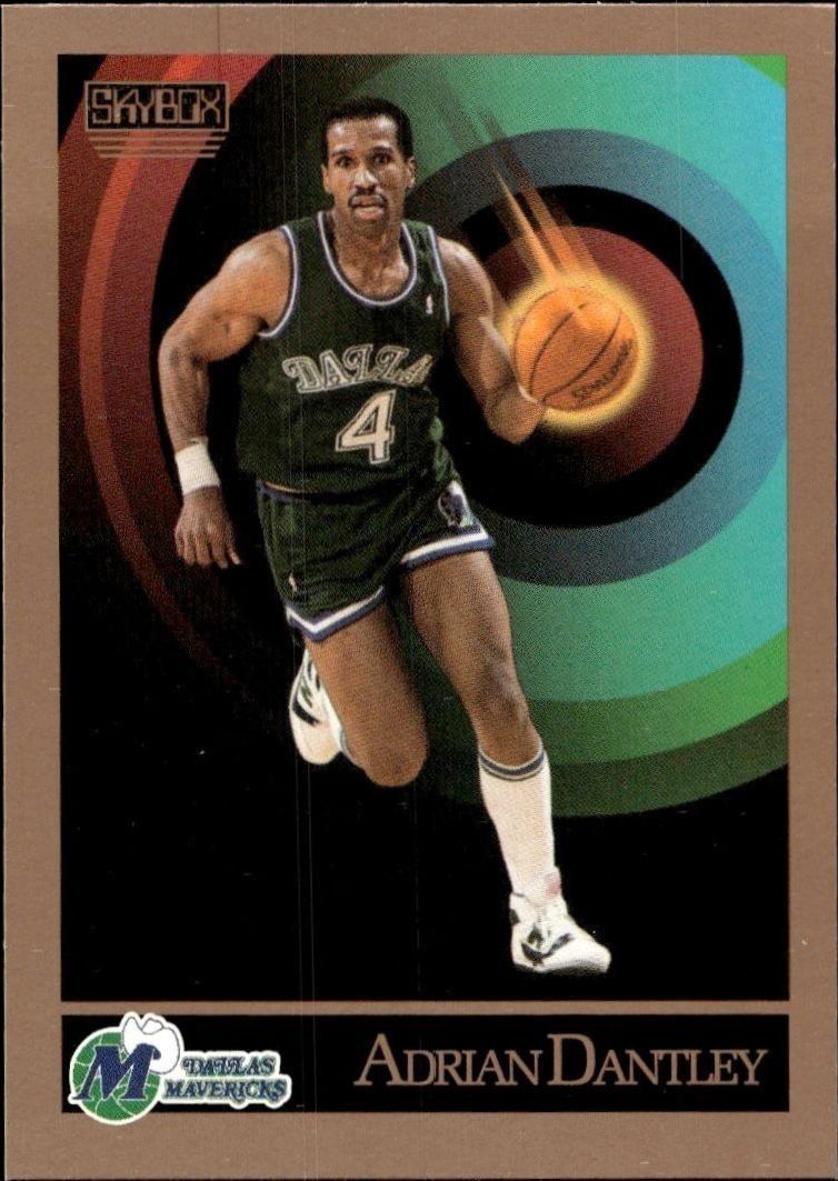 1990-91 Skybox Adrian Dantley #61 trading card