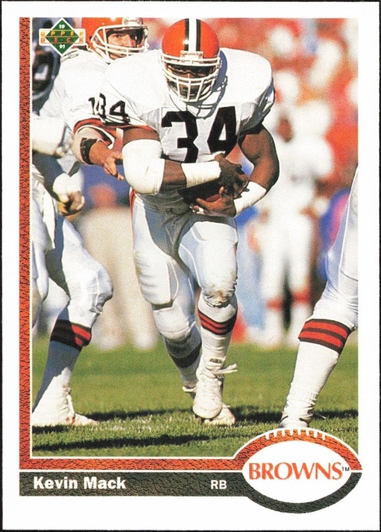 1991 Upper-Deck Kevin Mack #225 trading card
