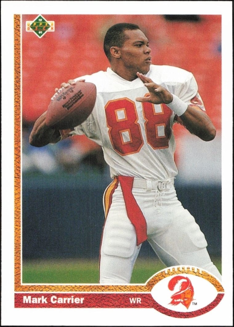 1991 Upper-Deck Mark Carrier #231 trading card