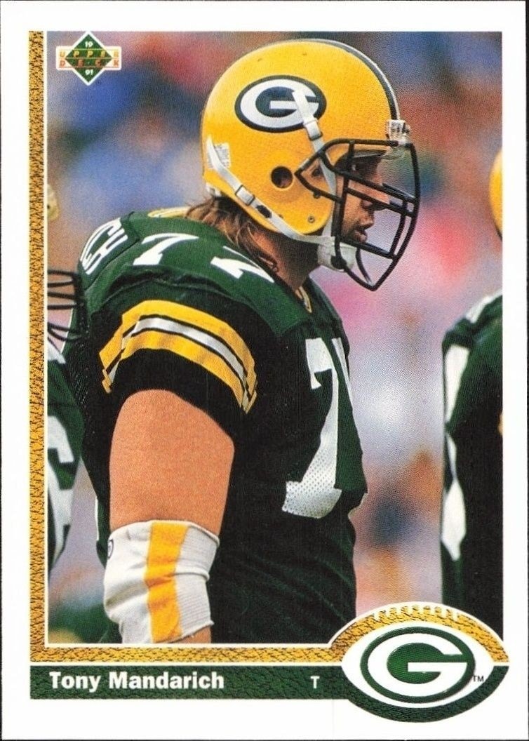 1991 Upper-Deck Tony Mandarich #232 trading card