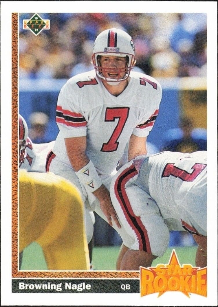 1991 Upper-Deck Browning Nagle #11 trading card