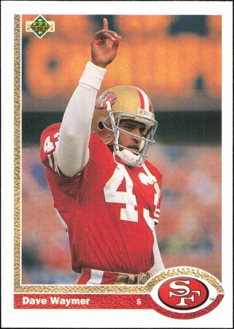 1991 Upper-Deck Dave Waymer #187 trading card