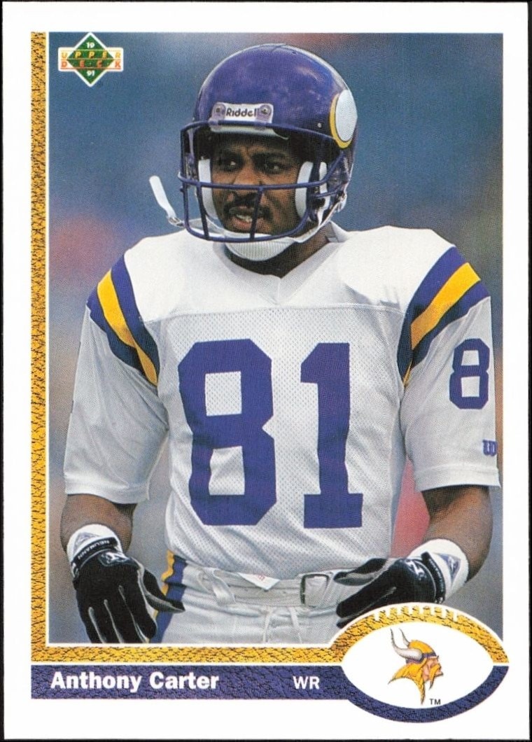 1991 Upper-Deck Anthony Carter #236 trading card
