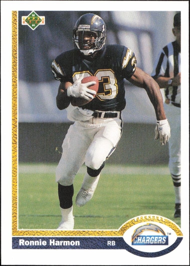 1991 Upper-Deck Ronnie Harmon #149 trading card