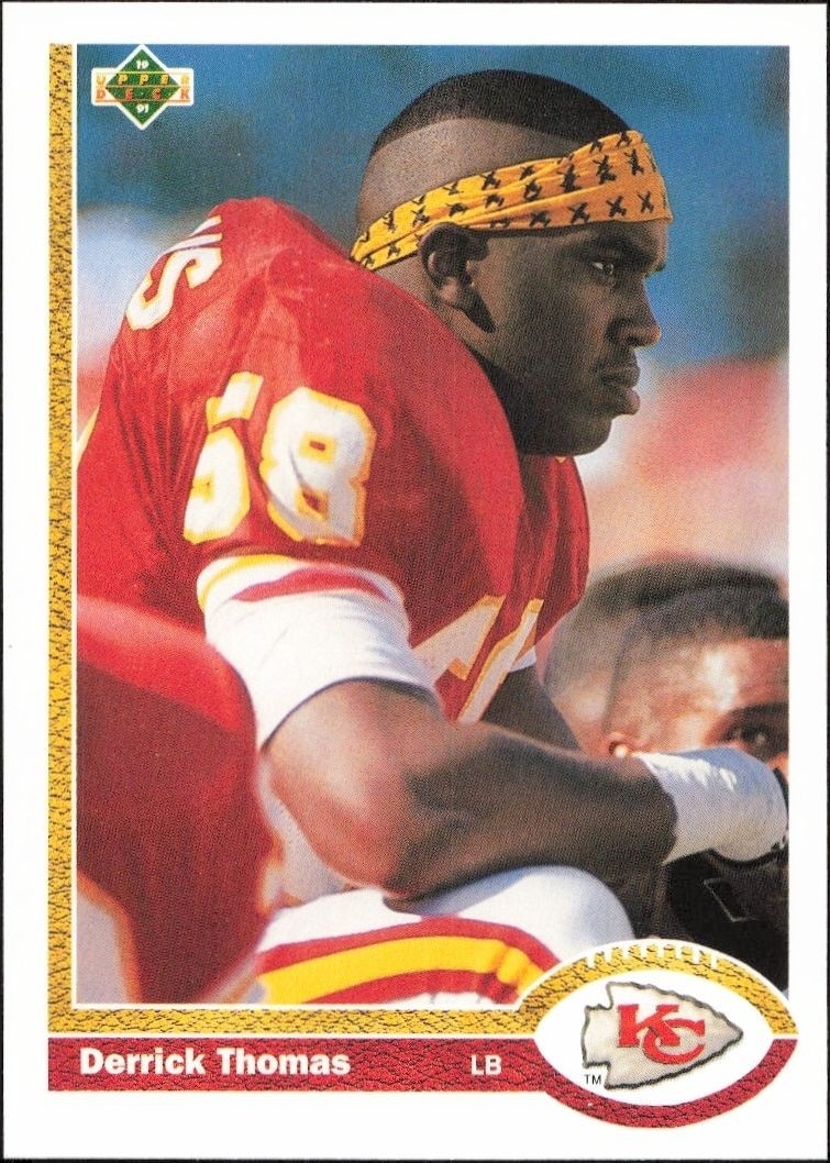 1991 Upper-Deck Derrick Thomas #165 trading card