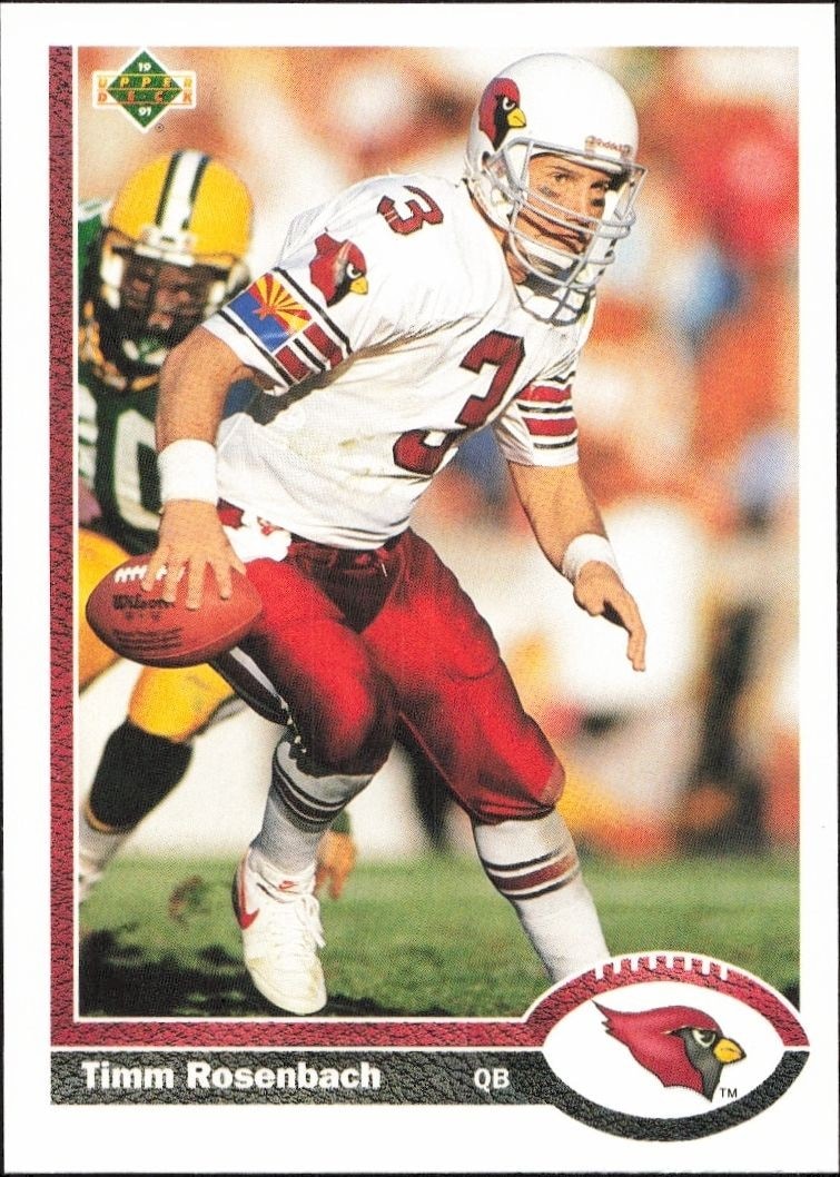 1991 Upper-Deck Timm Rosenbach #167 trading card