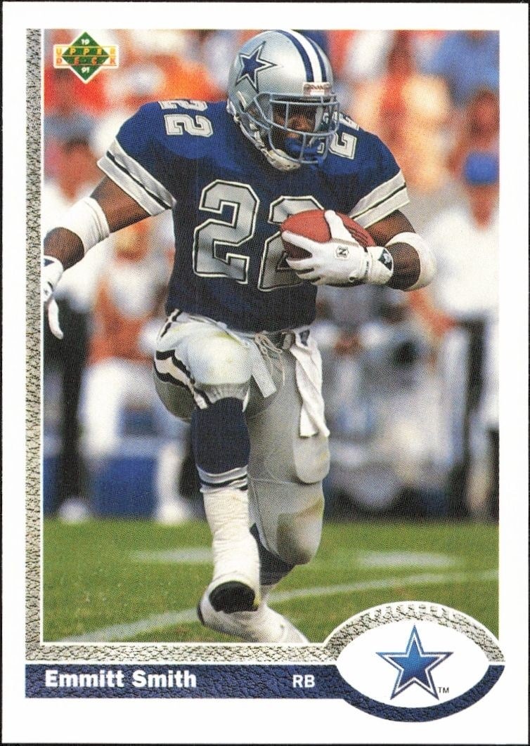 1991 Upper-Deck Emmitt Smith #172 trading card