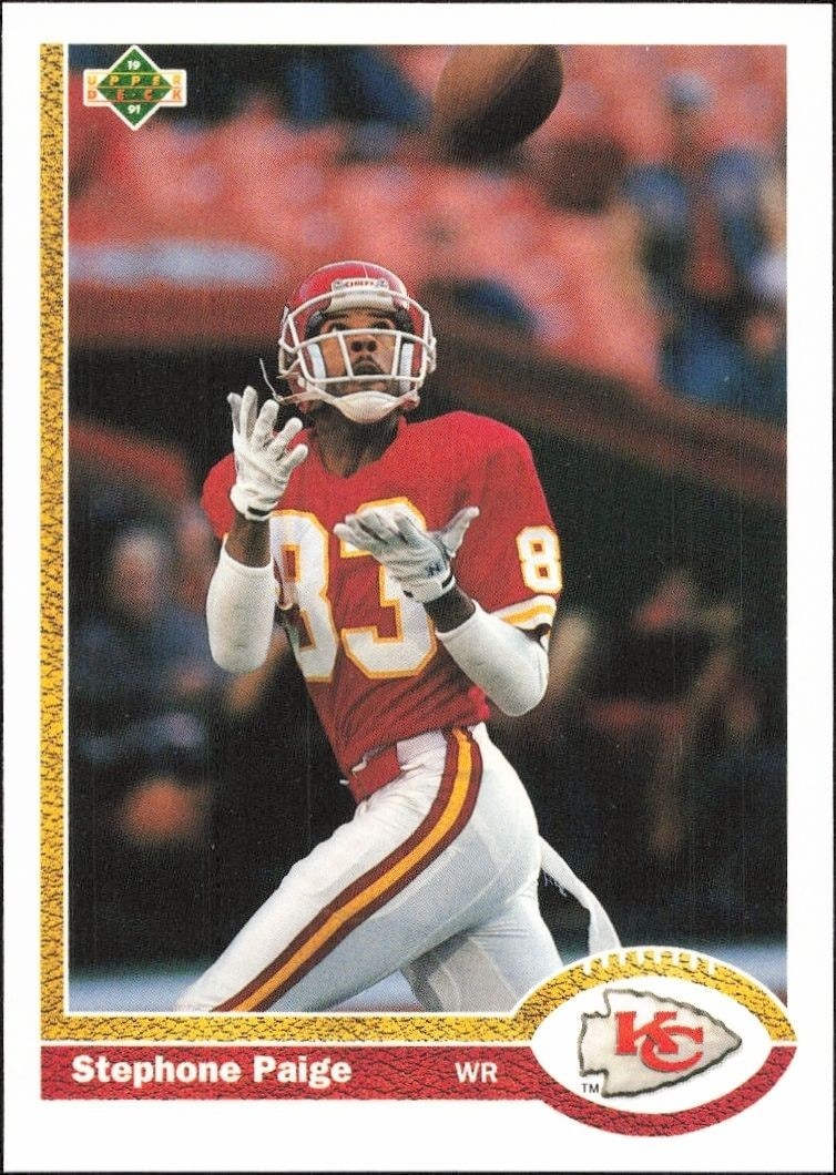 1991 Upper-Deck Stephone Paige #178 trading card