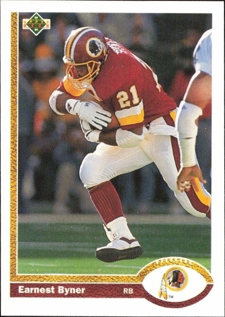 1991 Upper-Deck Earnest Byner #104 trading card