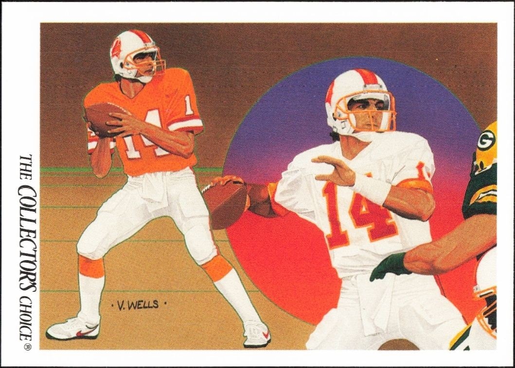 1991 Upper-Deck Vinny Testaverde #77 trading card