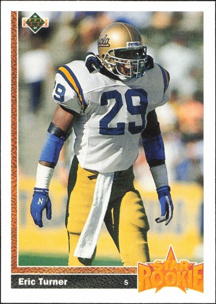 1991 Upper-Deck Eric Turner #23 trading card