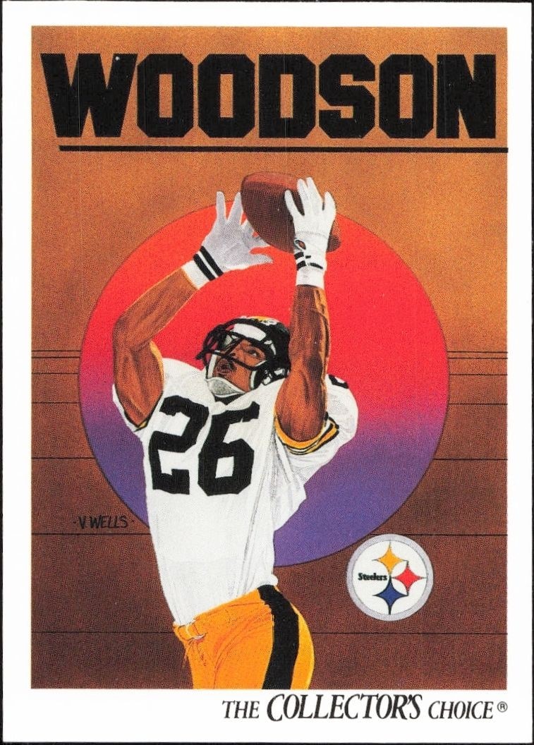 1991 Upper-Deck Rod Woodson #98 trading card