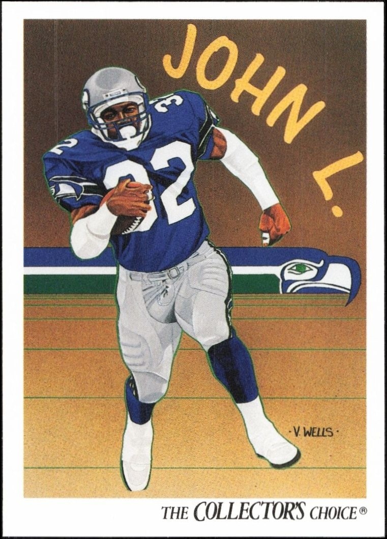 1991 Upper-Deck John L. Williams #97 trading card